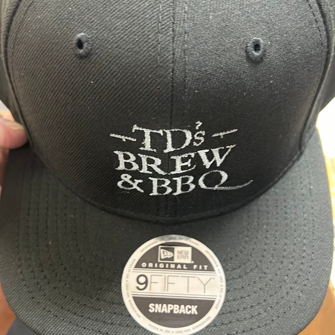 TD’s Brew & BBQ Limited Edition Snapback Hat | New Era 9Fifty | Embroidered TD’s Logo