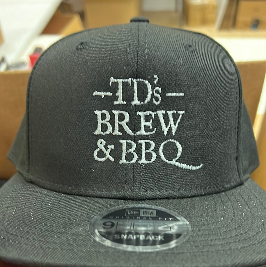 TD’s Brew & BBQ Limited Edition Snapback Hat | New Era 9Fifty | Embroidered TD’s Logo