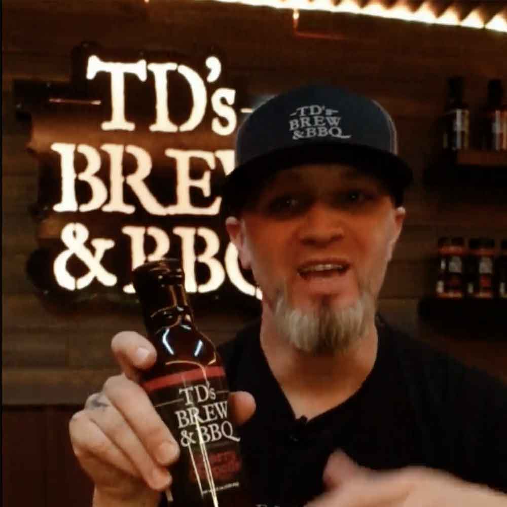 Video of TD showing the uses for Cherry Chipotle BBQ sauce