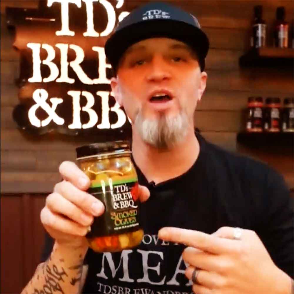 Video of TD showing uses for Smoked Olives