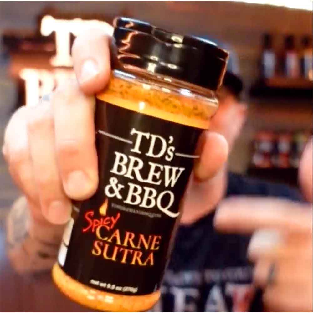 Video of TD showing uses for Spicy Carne Sutra seasoning