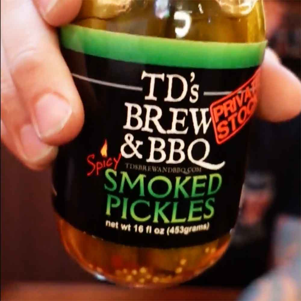 Video of TD showing uses for Spicy Smoked Pickles