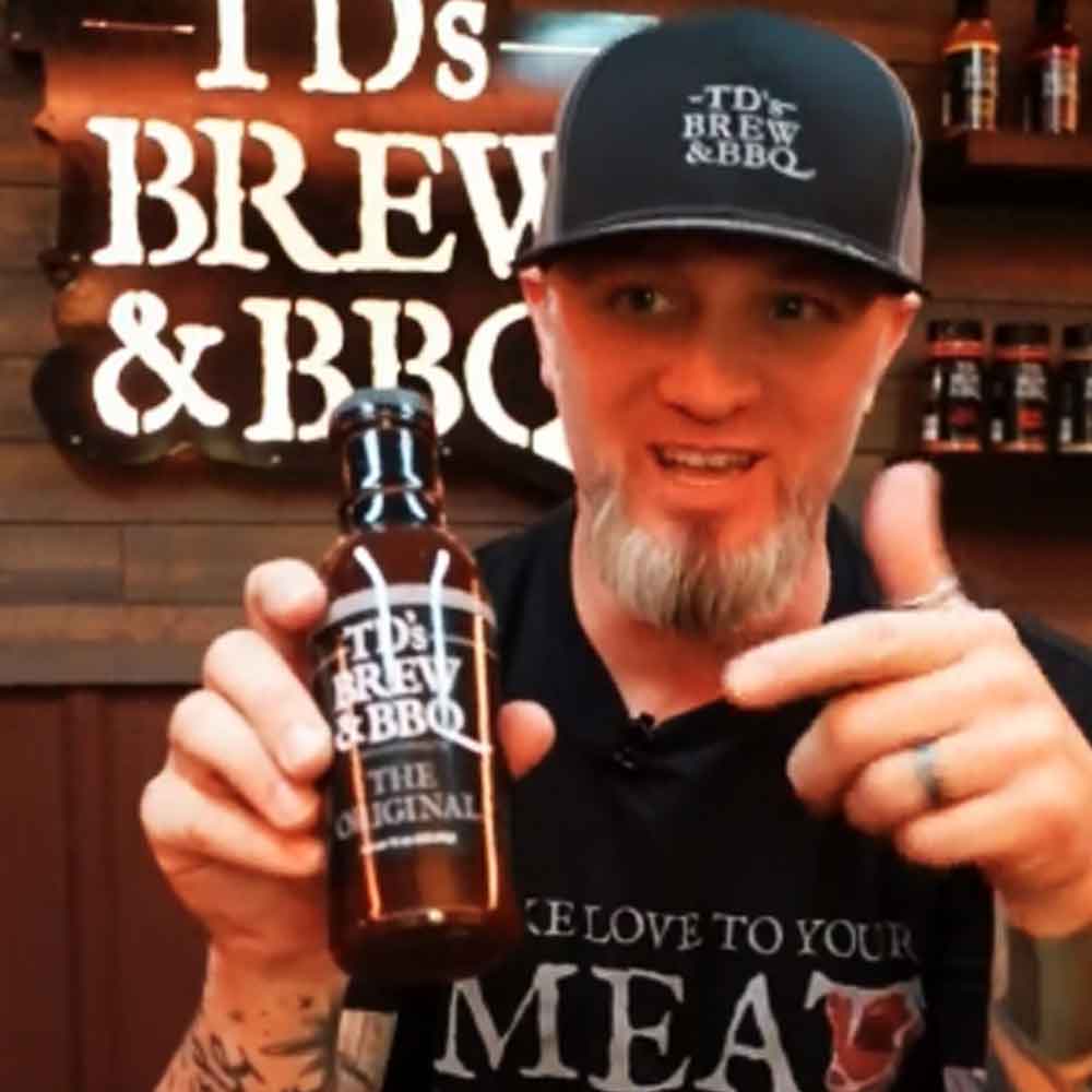 Video of TD showing uses for The Original BBQ sauce
