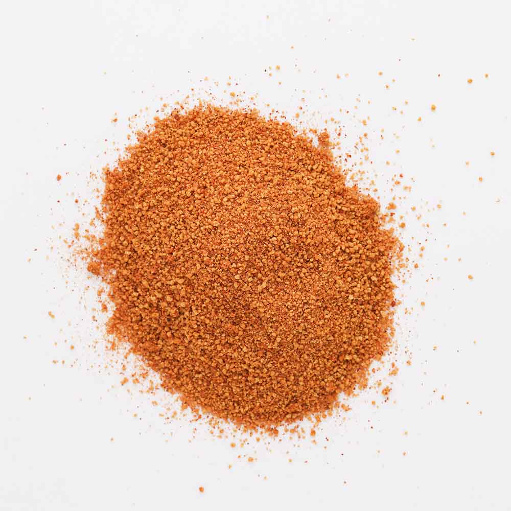 Jar of TD's Brew & BBQ Sweet BBQ Love seasoning on a wooden surface with an award badge.