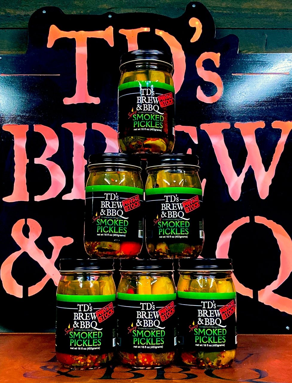 Smoked Pickles - tdsbrewandbbq