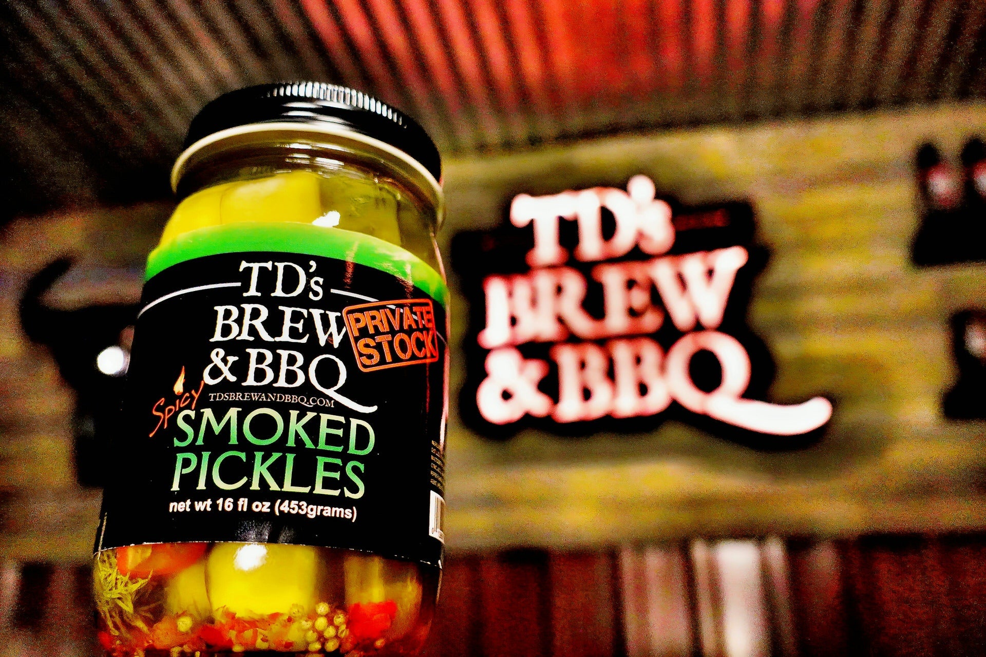 Spicy Smoked Pickles - tdsbrewandbbq